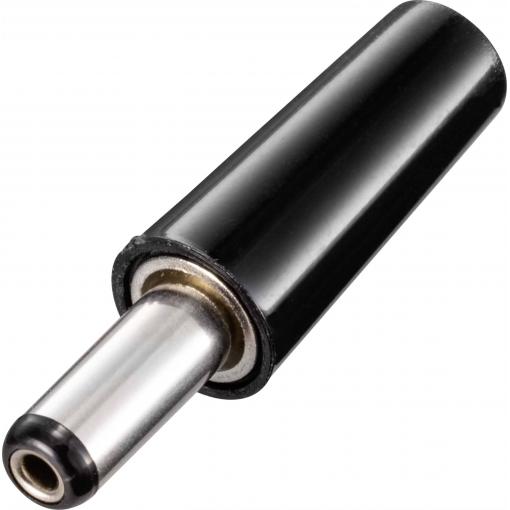 TRU COMPONENTS nízkonapěťový konektor zástrčka, rovná 5.5 mm 2.1 mm 1 ks Bulk