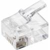 TRU COMPONENTS TC-9202512 Konektor RJ 12 zástrčka, rovná Počet pólů 6P6C transparentní 5 ks
