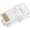 TRU COMPONENTS TC-9202516 Konektor RJ 45 zástrčka, rovná Počet pólů 8P8C transparentní 5 ks