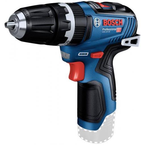 Bosch Professional GSB 12V-35 aku příklepová vrtačka, bez akumulátoru, bez nabíječky, kufřík, 06019J9001