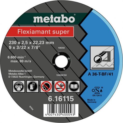 Metabo 616111000 řezný kotouč rovný 180 mm 25 ks kov