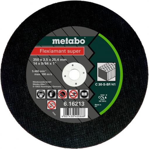 Metabo 616213000 řezný kotouč rovný 350 mm 10 ks přírodní kámen, Umělý kámen , neželezné kovy