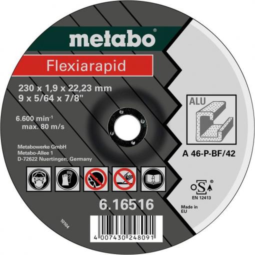 Metabo 616513000 řezný kotouč rovný 125 mm 25 ks hliník, neželezné kovy, měď, mosaz, bronz