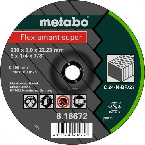 Metabo 616731000 brusný kotouč lomený Ø otvoru 22.23 mm 25 ks