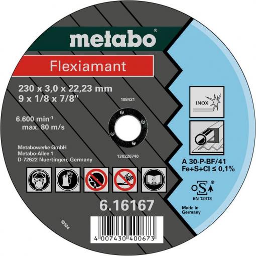 Metabo 616737000 řezný kotouč lomený 115 mm 25 ks Nerezová ocel