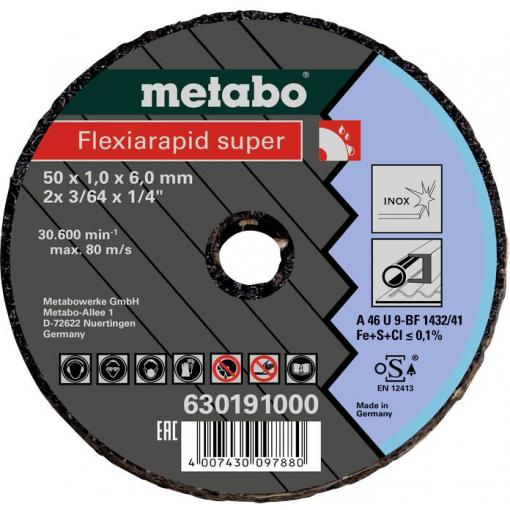 Metabo 630192000 řezný kotouč lomený 50 mm 25 ks Nerezová ocel
