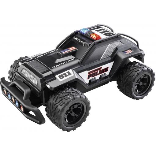 Revell Highway Police černá RC model auta elektrický záchranný vůz RtR 2,4 GHz vč. akumulátorů a kabelu k nabíjení