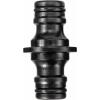 TOOLCRAFT 2302359 Plastová hadicová spojka 5 cm černá