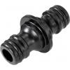 TOOLCRAFT 2302359 Plastová hadicová spojka 5 cm černá