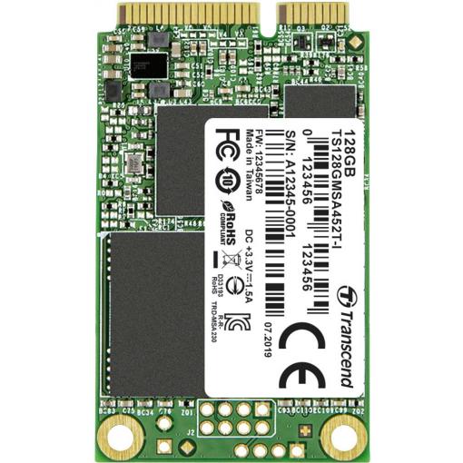 Transcend MSA452T-I 128 GB interní mSATA SSD pevný disk SATA 6 Gb/s TS128GMSA452T-I