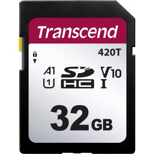 Transcend TS32GSDC420T paměťová karta SD Industrial 32 GB v30 Video Speed Class