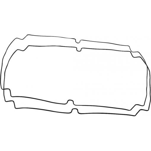 Hammond Electronics 1554YGASKET Těsnění silikon černá (d x š x v) 300 x 240 x 3 mm 1 sada