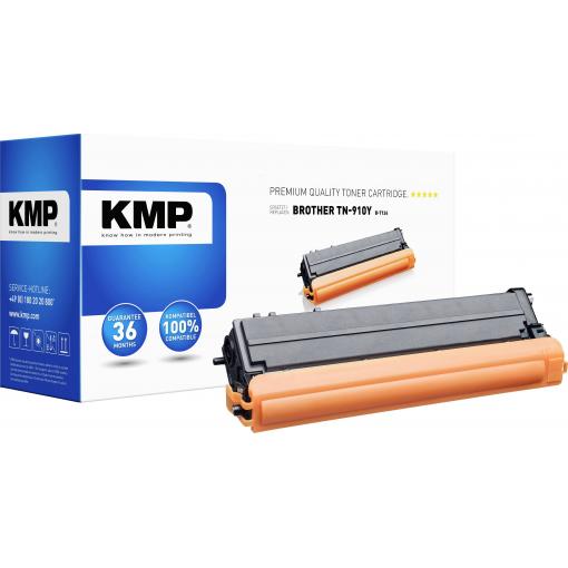 KMP Toner náhradní Brother TN-910Y kompatibilní žlutá 9000 Seiten B-T124 SP466988