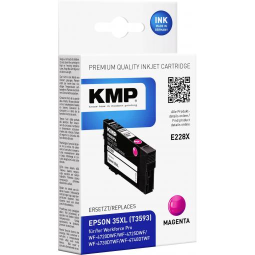 KMP Ink náhradní Epson 35XL, T3593 kompatibilní purppurová E228X 1638,4006