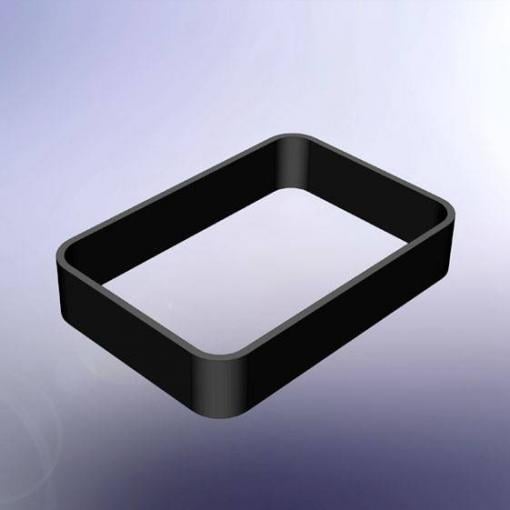 TEKO RWK-2.12 Rámy TPU modrá (d x š x v) 80 x 56 x 15 mm 1 ks