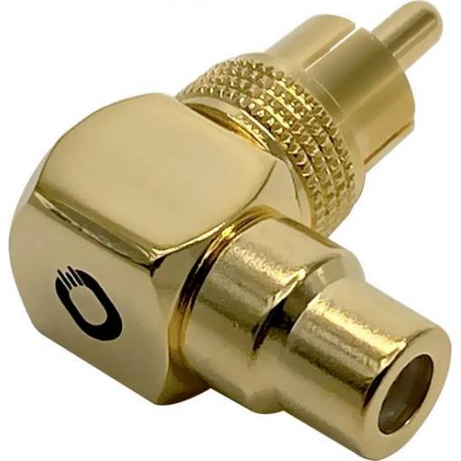 Oehlbach Sound-AD 90 cinch úhlový adaptér [1x cinch zástrčka - 1x cinch zásuvka]