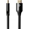 Oehlbach HDMI kabel Zástrčka HDMI-A, Zástrčka HDMI-A 1.50 m černá D1C92492 8K UHD HDMI kabel