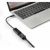 Renkforce USB-C® / DisplayPort kabelový adaptér USB-C ® zástrčka, DisplayPort zásuvka 0.14 m černá RF-4613070 Kabel pro displeje USB-C®