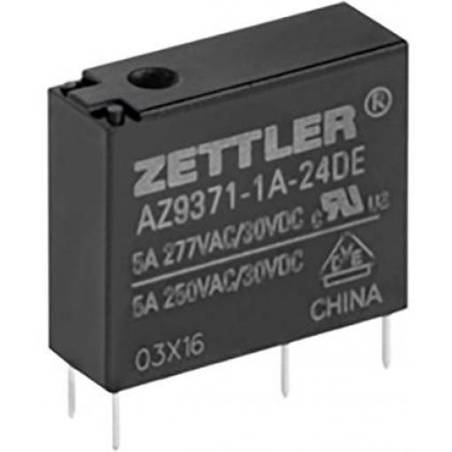 Zettler Electronics, AZ9371-1A-5DE relé do DPS, monostabilní, 1 cívka, 30 V/DC, 277 V/AC, 5 A, 1 ks