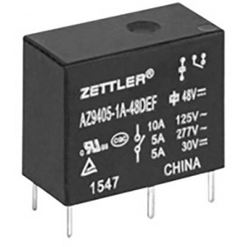 Zettler Electronics, AZ9405-1A-5DSEF relé do DPS, monostabilní, 1 cívka, 30 V/DC, 277 V/AC, 10 A, 1 ks