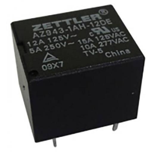 Zettler Electronics, AZ943-1CH-24DE relé do DPS, monostabilní, 1 cívka, 30 V/DC, 300 V/AC, 15 A, 1 ks