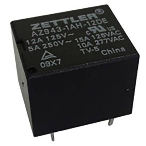Zettler Electronics, AZ943-1CH-24DEFGW relé do DPS, monostabilní, 1 cívka, 30 V/DC, 300 V/AC, 15 A, 1 ks