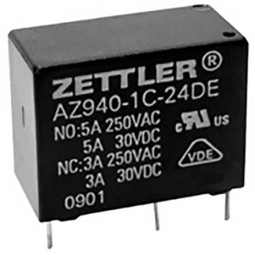 Zettler Electronics, AZ940-1AB-24DS relé do DPS, monostabilní, 1 cívka, 150 V/DC, 400 V/AC, 10 A, 1 ks