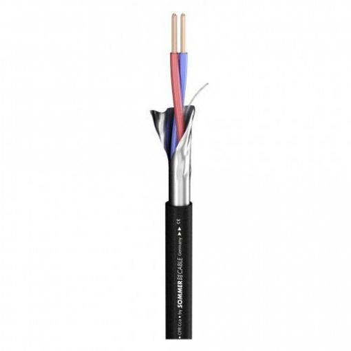 Sommer Cable 100-0041-01C mikrofonový kabel 2 x 0.34 mm² černá metrové zboží