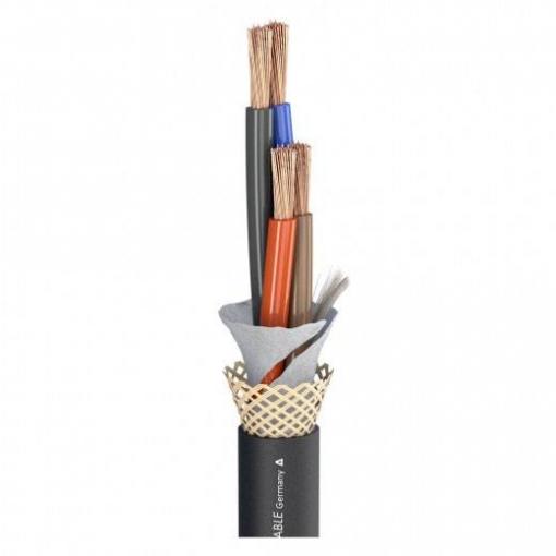 Sommer Cable 490-0231-440AQ reproduktorový kabel 4 x 4 mm² černá metrové zboží