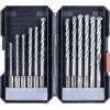 kwb 108840 nástrojová ocel sada spirálového vrtáku na kámen 12dílná 4 mm, 5 mm, 6 mm, 8 mm, 10 mm, 3 mm, 9 mm válcová stopka 1 sada