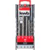 kwb 109140 nástrojová ocel sada spirálového vrtáku na kámen 5dílná 4 mm, 5 mm, 6 mm, 8 mm, 10 mm válcová stopka 1 sada