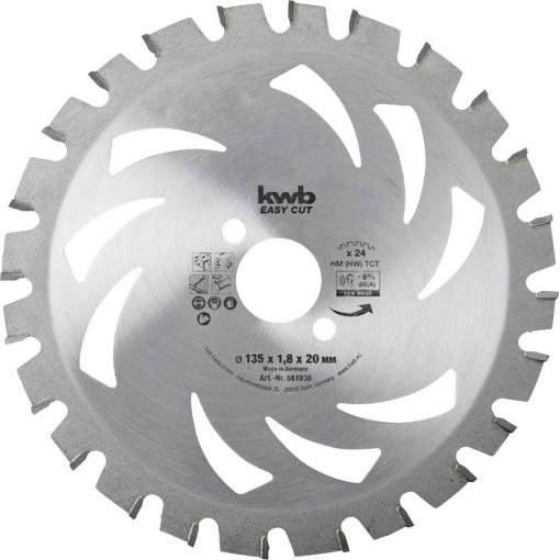kwb 587938 tvrdokovový pilový kotouč 215 x 30 x 1.4 mm Počet zubů (na palec): 30 1 ks