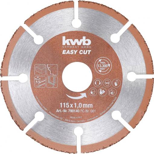 kwb 790640 řezný kotouč rovný 150 mm 1 ks dřevo, plast, měď