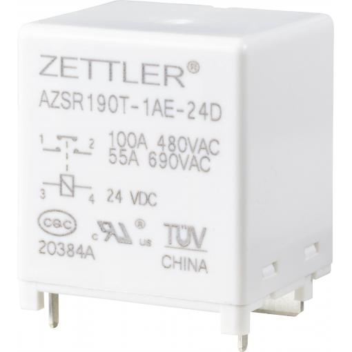 Zettler Electronics, AZSR190T-1AE-24D napájecí relé, 800 V/AC, 100 A, 1 ks