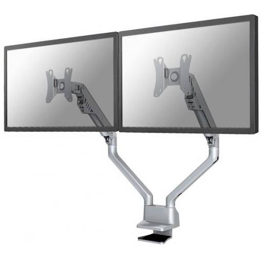 Neomounts držák na stůl pro monitor FPMA-D750DSILVER 2 Displej: (s) 25,4 cm (10) - 81,3 cm (32) šedá nakláněcí, otočný, naklápěcí, nastavitelná výška