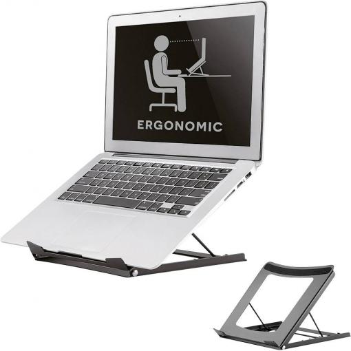 Neomounts NSLS075BLACK podložka pod notebook nastavitelná výška, sklopné