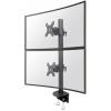 Neomounts držák na stůl pro monitor FPMA-D960DVBLACKPLUS 2 Displej: (s) 43,2 cm (17) - 124,5 cm (49) černá nakláněcí, otočný, naklápěcí, nastavitelná výška
