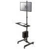 Neomounts Pojízdný vozík na PC/monitor FPMA-MOBILE1700 1 Displej: (s) 25,4 cm (10) - 81,3 cm (32) černá nakláněcí, otočný, naklápěcí, nastavitelná výška