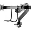 Neomounts NM-D775DXBLACK 2násobný držák na stůl pro monitor 43,2 cm (17) - 61 cm (24) černá nakláněcí, otočný, naklápěcí
