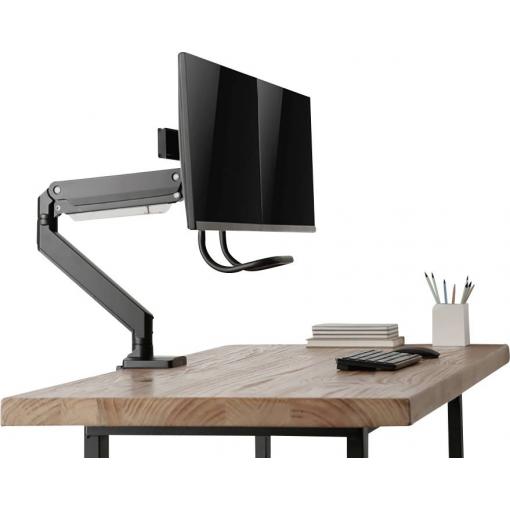 Neomounts NM-D775DXBLACK 2násobný držák na stůl pro monitor 43,2 cm (17) - 61 cm (24) černá nakláněcí, otočný, naklápěcí