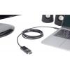 Digitus USB-C® / HDMI kabelový adaptér USB-C ® zástrčka, Zástrčka HDMI-A 2.00 m černá AK-300330-020-S stíněný, dvoužilový stíněný Kabel pro displeje USB-C®
