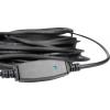 Digitus USB kabel USB 3.2 Gen1 USB-A zástrčka, USB-A zásuvka 15.00 m černá stíněný, dvoužilový stíněný DA-73106