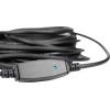 Digitus USB kabel USB 3.2 Gen1 USB-A zástrčka, USB-A zásuvka 10.00 m černá stíněný, dvoužilový stíněný DA-73105