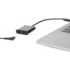 Digitus audio kabelový adaptér [1x USB-C® zástrčka - 2x USB-C® zásuvka, jack zásuvka 3,5 mm] AK-300400-002-S stíněný, dvoužilový stíněný