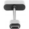 Digitus audio kabelový adaptér [1x USB-C® zástrčka - 2x USB-C® zásuvka, jack zásuvka 3,5 mm] AK-300400-002-S stíněný, dvoužilový stíněný