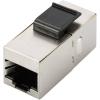 Digitus RJ45 síťový adaptér CAT 5, CAT 5e, CAT 6 [1x RJ45 zásuvka - 1x RJ45 zásuvka] šedá