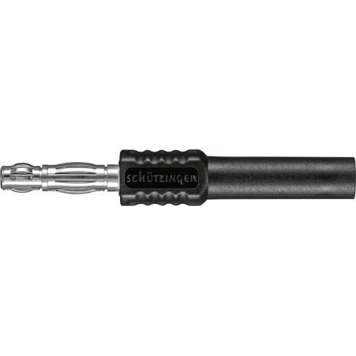 Schützinger BRST 7922 Ni / SW propojovací zástrčka 4 mm banánek černá 1 ks