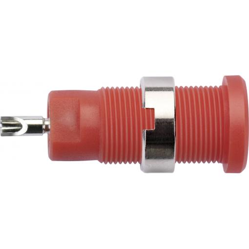 Schützinger DI SEB 3400 Ni / RT bezpečnostní vestavná zásuvka 4 mm červená 1 ks