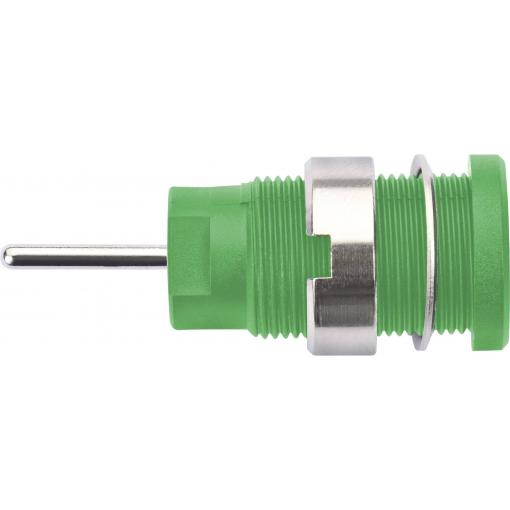 Schützinger DI SEB 6448 Ni / GN bezpečnostní vestavná zásuvka 4 mm zelená 1 ks