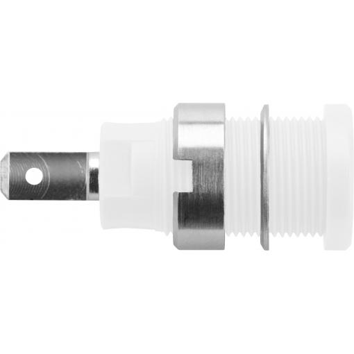 Schützinger DI SEB 6450 Ni / WS bezpečnostní vestavná zásuvka 4 mm bílá 1 ks